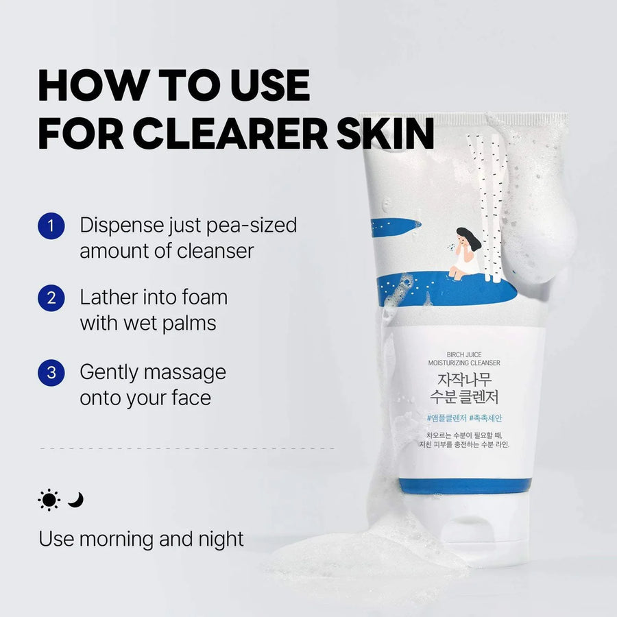Round Lab Birch Moisturizing Cleanser | 150ML