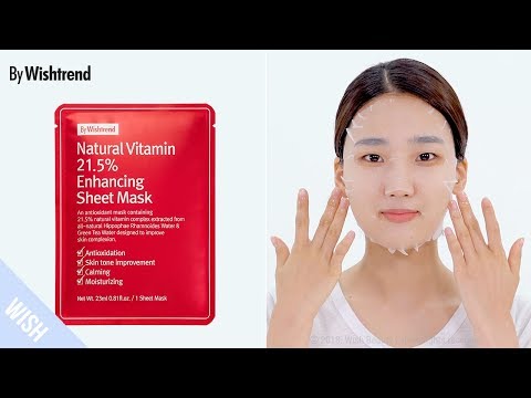 Natural Vitamin 21.5 Enhancing Sheet Mask | 23ml X 1 sheet
